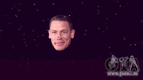 Le visage de John Cena au lieu de la lune pour GTA San Andreas
