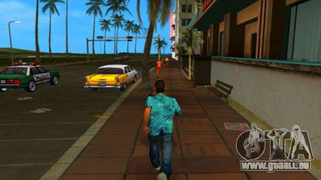 Die Leute laufen vor dir weg für GTA Vice City
