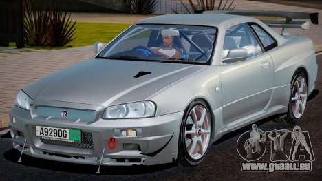 Nissan Skyline GTR R34 Cherges pour GTA San Andreas