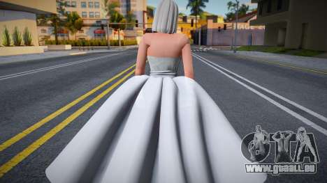 Mädchen im Brautkleid für GTA San Andreas