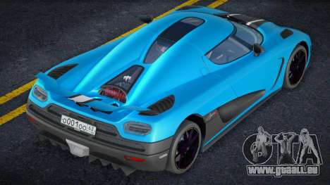 Koenigsegg Agera R 2011 Atom pour GTA San Andreas