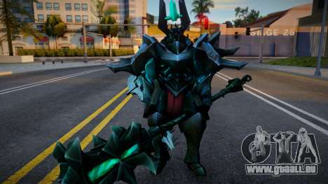 Skin Iron Revenant De Mordekaiser Con Sus Armas für GTA San Andreas