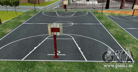Nouvelles textures pour le terrain de basketball pour GTA San Andreas