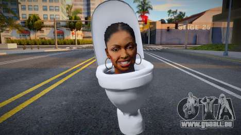Skin De Skibidi Toilet Cabeza De Rochelle Left 4 für GTA San Andreas