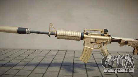 Desert M4 Gold pour GTA San Andreas