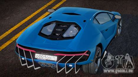 Lamborghini Centenario Dia pour GTA San Andreas