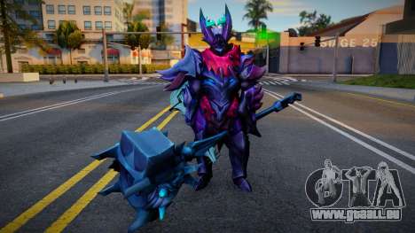 Skin Dragon Knight De Mordekaiser Con Armas pour GTA San Andreas