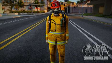 GTA Online Firefighter - LAFD1 für GTA San Andreas