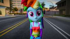 Rainbow dash Party Dress für GTA San Andreas