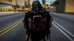 Skin De Blackguard Con Casco De Wolfenstein pour GTA San Andreas