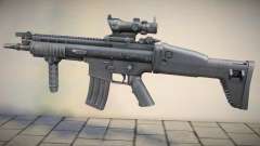 FN SCAR-L (Acog) Black für GTA San Andreas