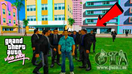 Bodyguards in schwarzen Anzügen für GTA Vice City