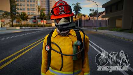 GTA Online Firefighter - LAFD1 pour GTA San Andreas