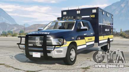 Ram 3500 Mega Cab Ambulance Blue Whale pour GTA 5