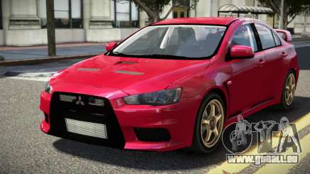 Mitsubishi Lancer Evolution X ZR V1.1 pour GTA 4