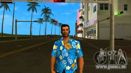 Tommy Skin Blue Leaves pour GTA Vice City