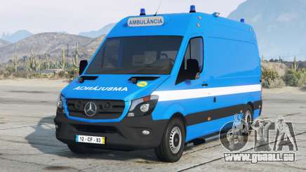 Mercedes-Benz Sprinter Ambulancia Vivid Cerulean für GTA 5