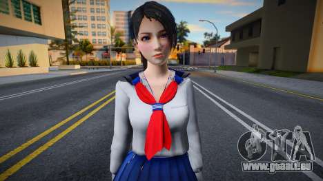 Skin Chica Realista Con Uniforme De Colegio Japo für GTA San Andreas