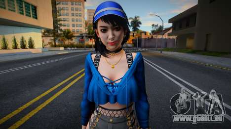 Nioh Okatsu - Gal Outfit (Rollable Hoodie) Dior für GTA San Andreas