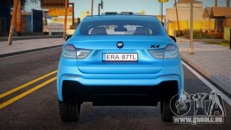 BMW X4 F26 Euro Plaque pour GTA San Andreas