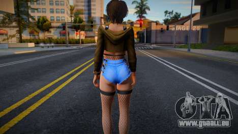 DOAXVV Patty - Gal Outfit (Rollable Hoodie) Chan pour GTA San Andreas