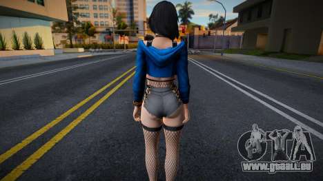 Nioh Okatsu - Gal Outfit (Rollable Hoodie) Dior pour GTA San Andreas