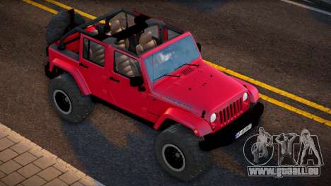 Jeep Wrangler 2012 Rubicon Ukr Plate für GTA San Andreas