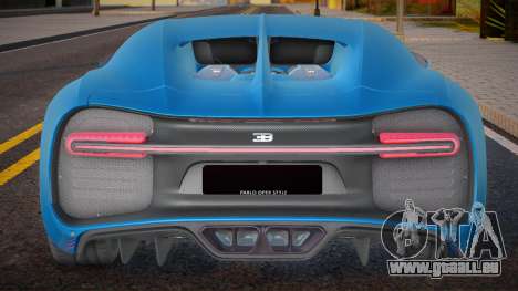 Bugatti Chiron Oper Style für GTA San Andreas