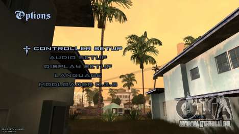 Remake des arrière-plans dans le menu v1 pour GTA San Andreas