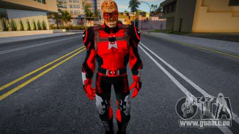 Deadpool Without Mask v1 pour GTA San Andreas