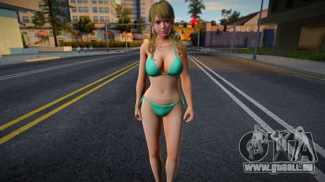 Monica in a green swimsuit für GTA San Andreas