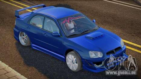 Subaru Impreza WRX STI BLUE pour GTA San Andreas