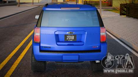 Chevrolet Tahoe 2018 Bluee pour GTA San Andreas