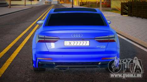 Audi A6 2019 FL VIP Plate pour GTA San Andreas