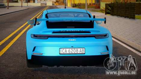 Porsche 911 GT3 2022 Blue Variant pour GTA San Andreas