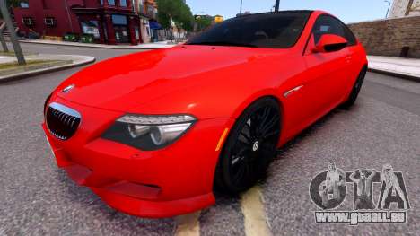 BMW M6 Iran License plate pour GTA 4