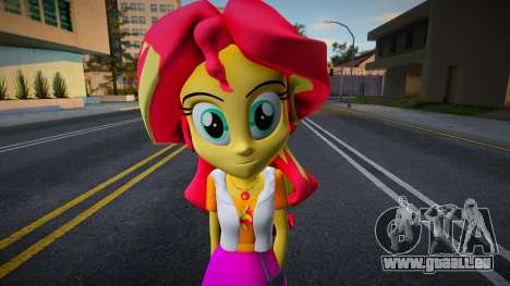 Sunset Shimmer EG4 pour GTA San Andreas