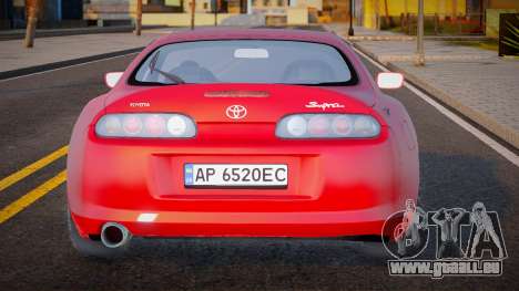 Toyota Supra Ukr Plate pour GTA San Andreas