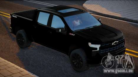Chevrolet Silverado 2023 RST Black für GTA San Andreas