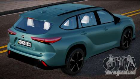 Toyota Highlander 2021 UKR pour GTA San Andreas