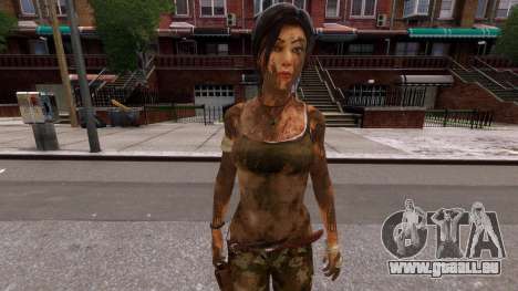 Lara Croft Hunter pour GTA 4