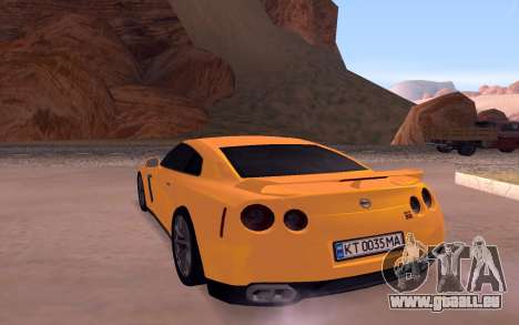 Nissan GT-R R35 stock für GTA San Andreas