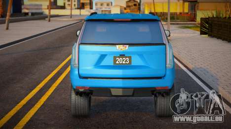 Cadillac Escalade Sport 2023 Blue für GTA San Andreas