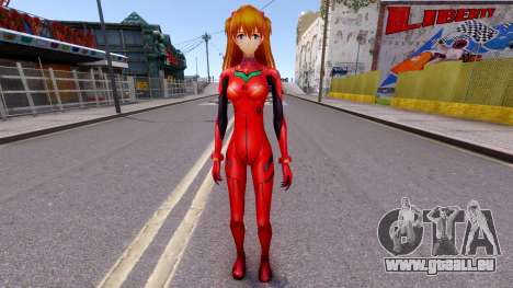 Asuka Langley Soryu Ped (NGEO) pour GTA 4