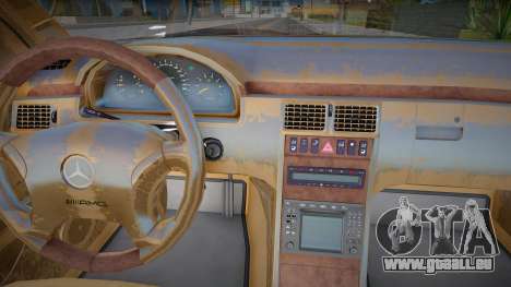 Mercedes Benz W210 E55 96 Interior - Jawa Brown für GTA San Andreas