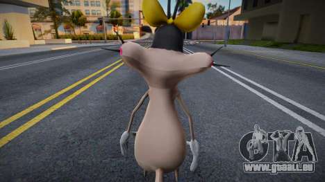 Olivia from Oggy and the Cockroaches pour GTA San Andreas