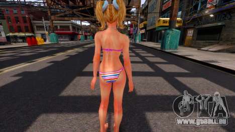 Juliet Starling Striped Bikini für GTA 4