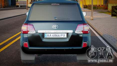 Toyota Land Cruiser 200 Ukr Plate pour GTA San Andreas