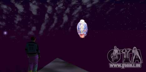 Le visage de Rey Mysterio au lieu de la lune pour GTA San Andreas
