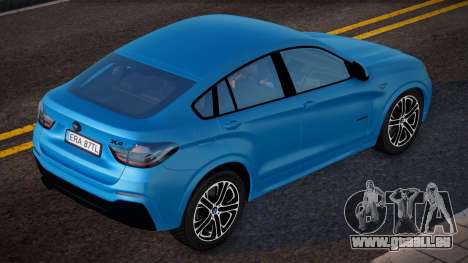 BMW X4 F26 Euro Plaque pour GTA San Andreas